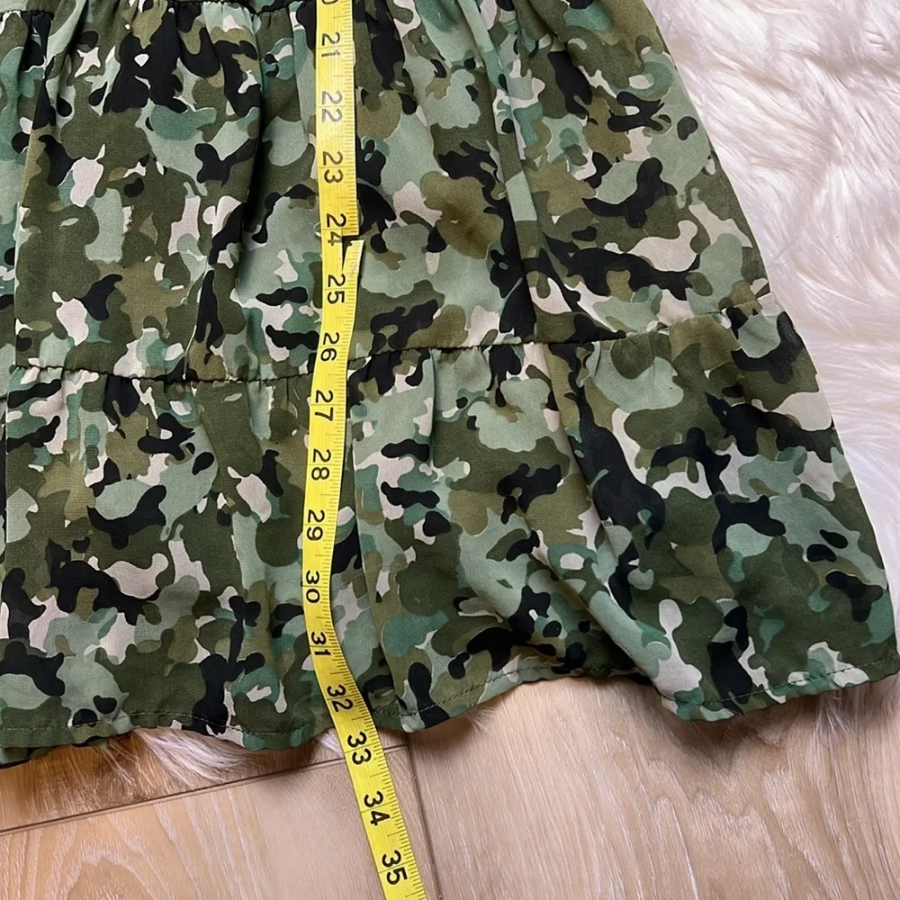 Band of Gypsies Camo Print Dress. Size Small. EUC - Picture 6 of 6